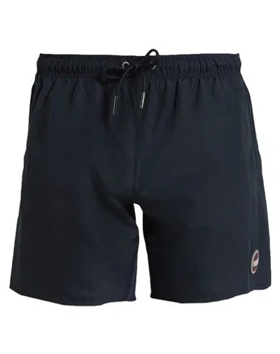 Colmar Dip Man Swim Trunks Midnight Blue Size 36 Polyester In Blue