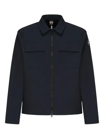 Colmar Double-slider Zip Pockets Jacket In Blue