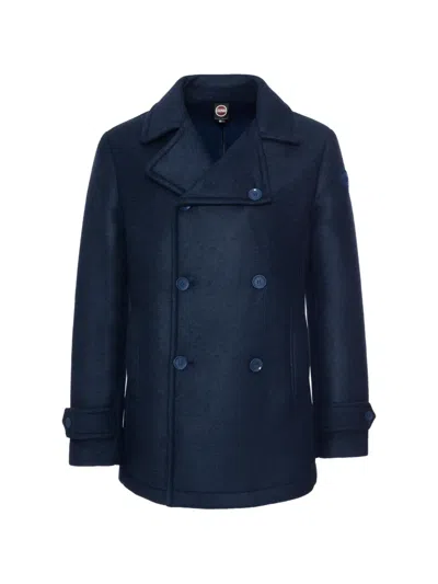 Colmar Double-breasted Button-cuff Coat In Blue