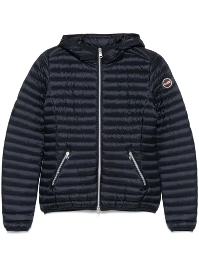 Colmar Down Hooded Jacket In Blue