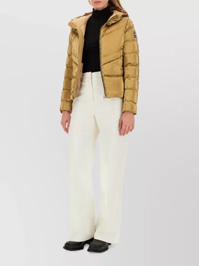 Colmar Down Hooded Parka Coat In Gold