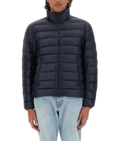 Colmar Down Jacket With Logo In Blue