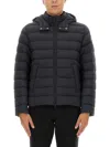 Colmar Down Jacket With Detachable Hood In Black