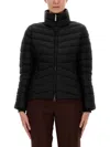 Colmar Down Jacket With Knitted Cuffs In Black