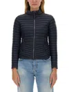 Colmar Down Jacket With Logo In Blue