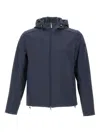 Colmar Drawstring-hood Zip-closure Jacket In Blue