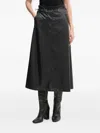 Colmar Drawstring Midi Skirt In Black