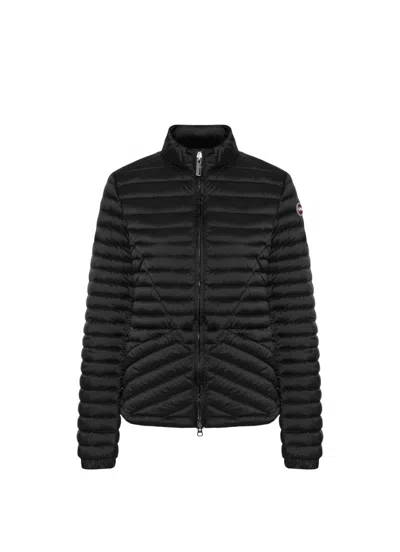 Colmar Fitted Sporty Women's Jacket With Eco-friendly Features - Size 42 In Black