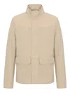 Colmar Stretch Jacket In Technical Fabric In Orange