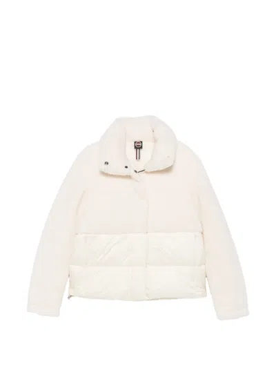 Colmar Fleece-panelled Quilted Jacket In Neutral