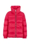 Colmar Quilted High-neck Jacket In Pink