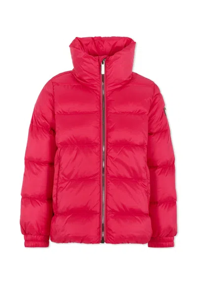 COLMAR FUCHSIA DOWN JACKET FOR GIRL WITH LOGO