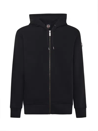 Colmar Full-zip Cotton Sweatshirt In Black