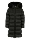 Colmar Fur-trimmed Quilted Jacket In Black