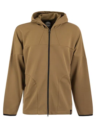 Colmar Gifu - Inyerlock Sweatshirt With Zipper Pockets In Hazelnut