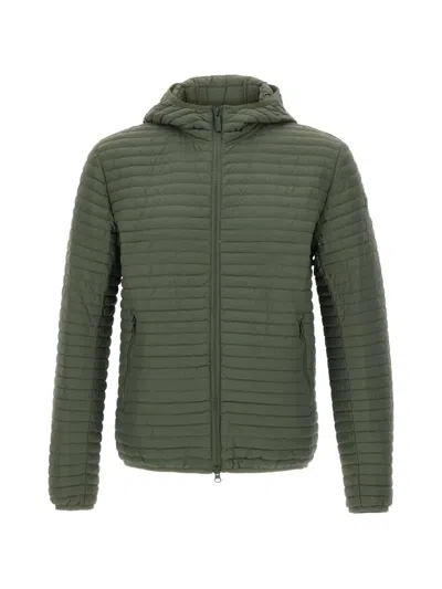 Colmar 후드 집업 재킷 In Green