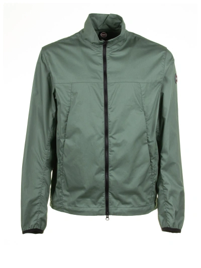 Colmar Green Cotton Twill Jacket In Verde