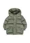 Colmar Green Down Jacket For Baby Boy With Logo In Green