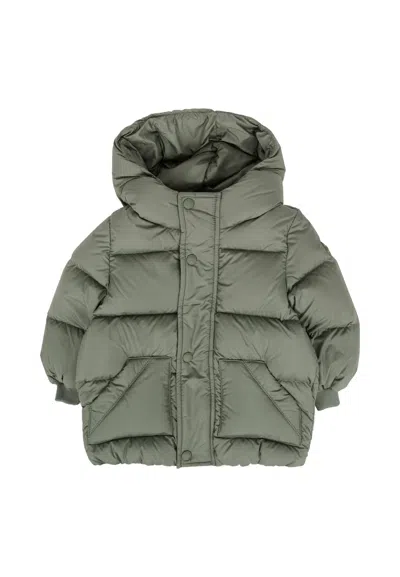 COLMAR GREEN DOWN JACKET FOR BABY BOY WITH LOGO