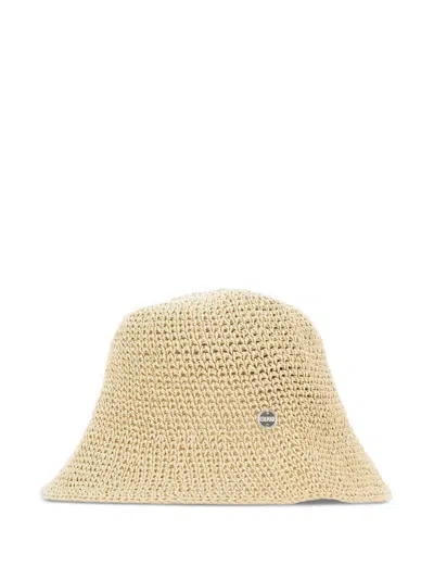 Colmar Handwoven Bucket Hat In Neutral