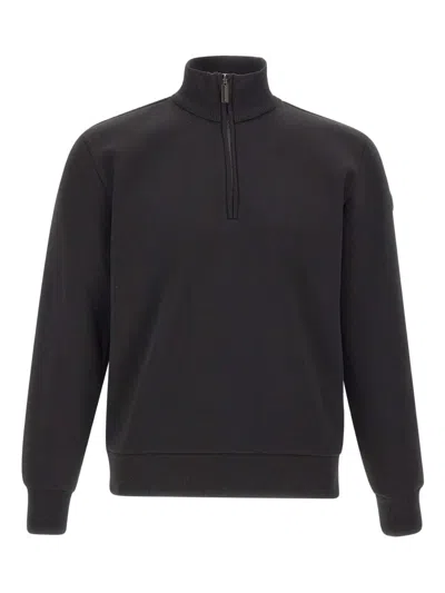 Colmar High-neck Half-zip Sweater In Black