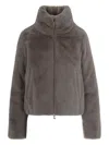 Colmar Piumino Reversibile In Pelliccia Sintetica Sabbia In Brown