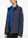 Colmar High-neck Taffeta Jacket In Brown