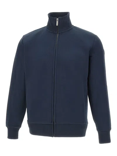 Colmar High-neck Zip-up Sweatshirt In Blue