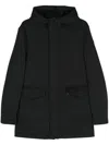 Colmar Honeycomb-effect Coat In Black