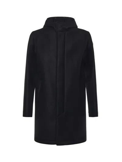 Colmar Hooded Coat In Black