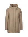 Colmar Hooded Coat In Neutral