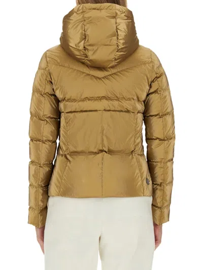 Colmar Hooded Down Jacket In Gold
