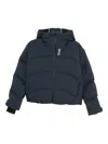 Colmar Hooded Fancy Ski Jacket Bomber In Blue