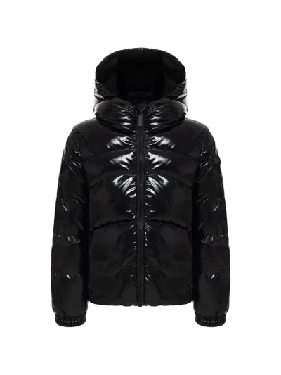 Colmar Kids' Hooded Jacket In Black