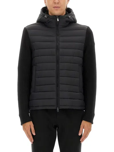 COLMAR HOODED JACKET WITH KNITTED SLEEVES