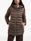 Colmar Hooded Padded Coat In Brown