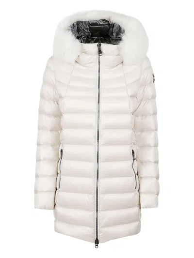 Colmar Hooded Padded Coat In White
