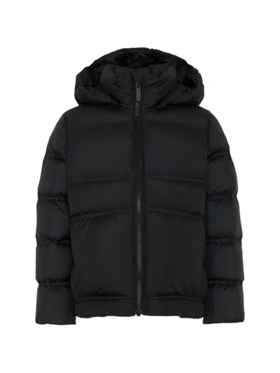 Colmar Kids' Hooded Padded Jacket In Black