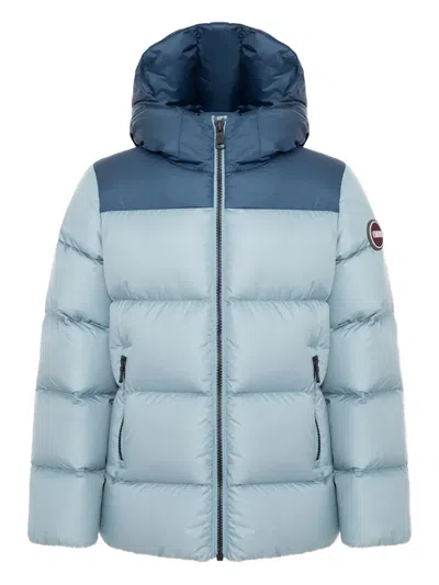 Colmar Kids' Hooded Padded Jacket In Blue