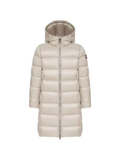 Colmar Kids' Hooded Padded Jacket In Neutral
