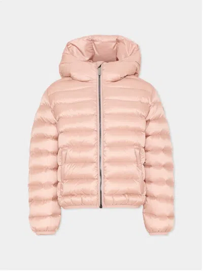 Colmar Kids' Hooded Padded Jacket In Pink