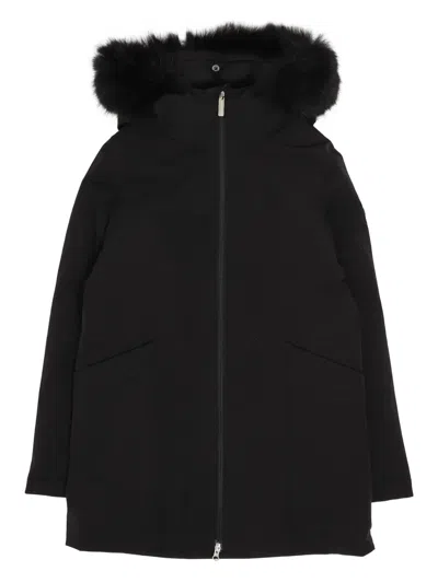 Colmar Hooded Padded Parka In Black