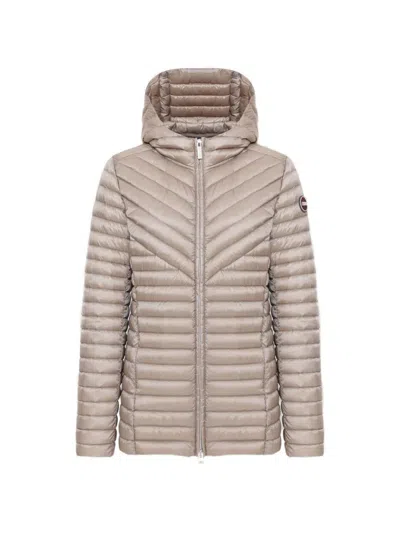 Colmar Hooded Puffer Coat In Neutral