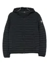 Colmar Hooded Quilted Jacket In Black