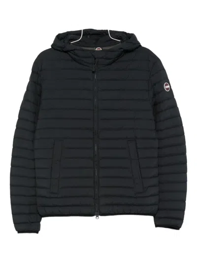 Colmar Hooded Quilted Jacket In Black