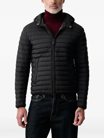 Colmar Hooded Quilted Jacket In Black