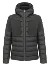 Colmar Hooded Zip-up Padded Jacket In Gray