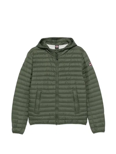 Colmar Hooded Quilted Jacket In Green