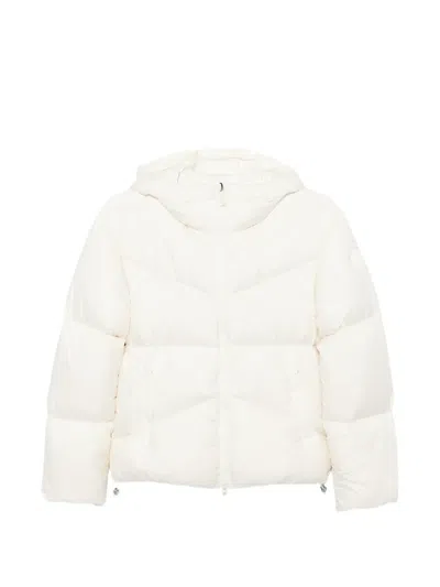 Colmar Hooded Quilted Jacket In White