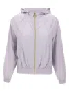 Colmar Hooded Zip-front Jacket In Purple